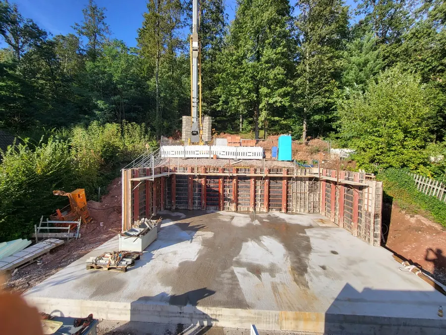 Eisenflechten für Bauprojekt
