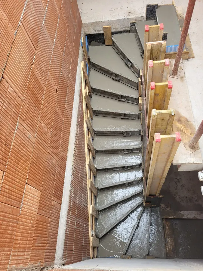 Mauerwerk für Neubauprojekt